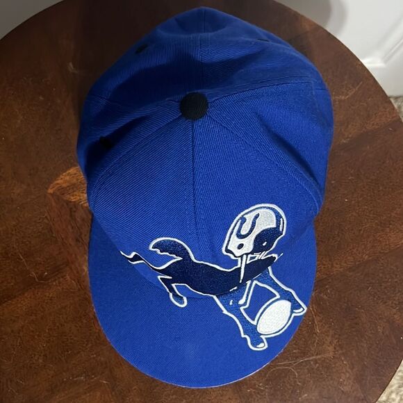 🔥🏈 Vintage INDIANAPOLIS COLTS NFL Gridiron Classic Fitted 7 1/4” Hat EXCELLENT - Picture 5 of 9